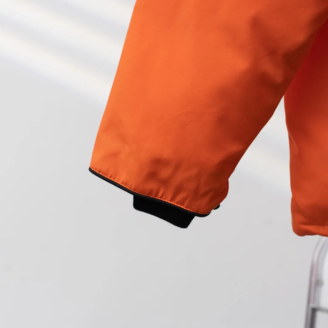 P660 CANADA GOOSE丨Canada Goose C08 children's clothing, children's hooded down jacket Color: Orange Size: 110-160